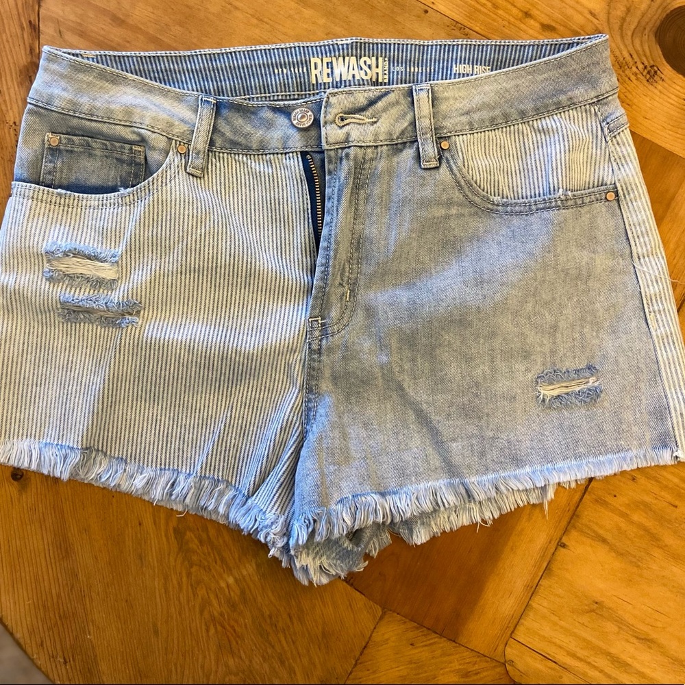 Rewash stretchy denim shorts